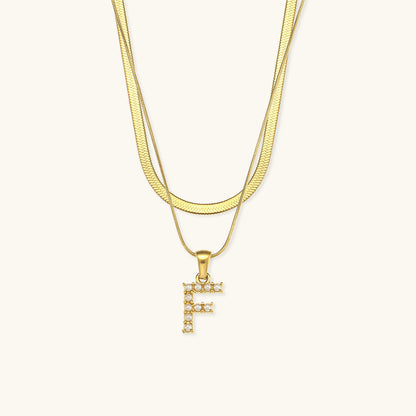 Double Letter Necklace