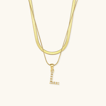 Double Letter Necklace