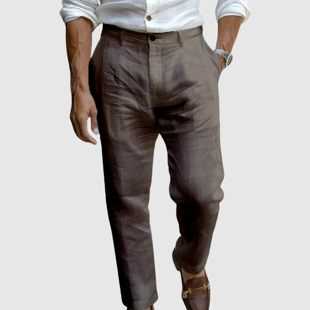 Dave™ | Relaxed Premium Linen Trousers