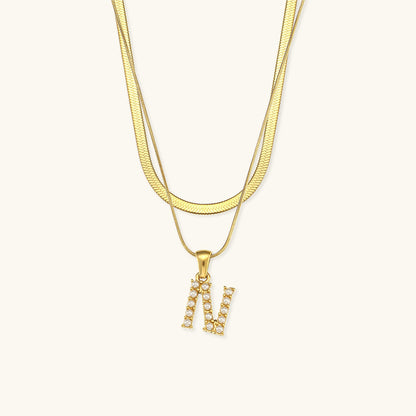Double Letter Necklace
