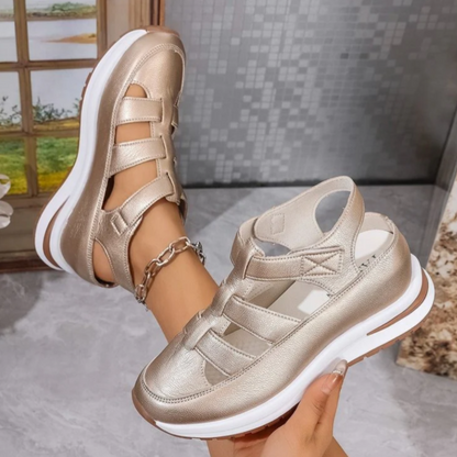 Helia™ | Sleek Comfort Strap Sandals