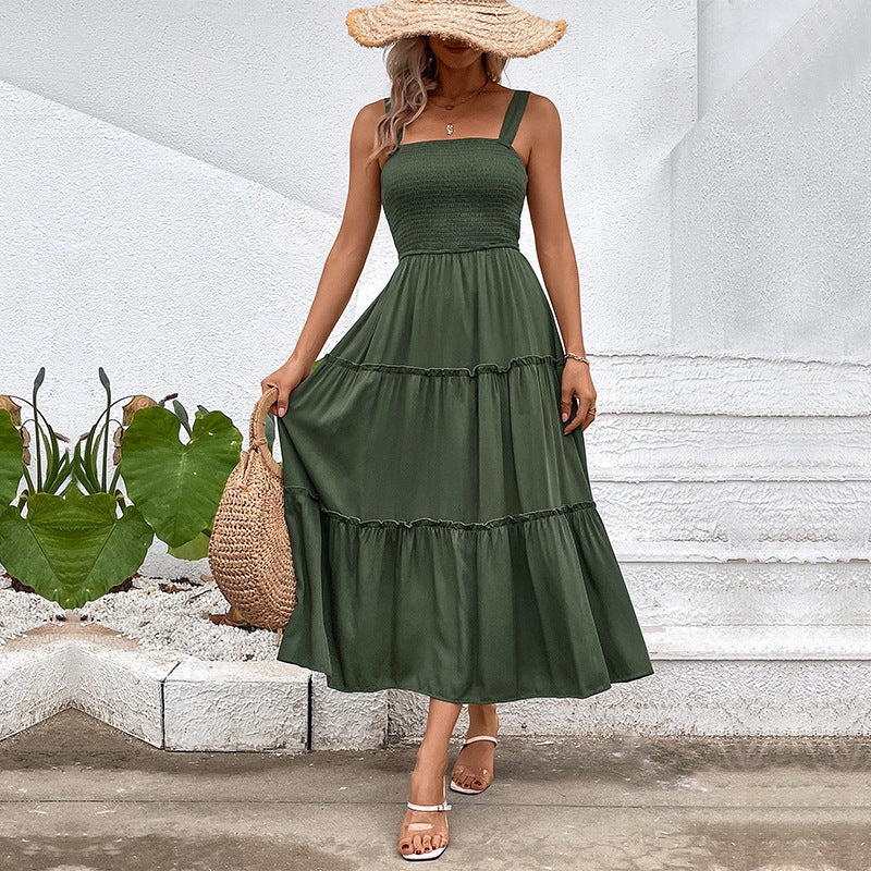 Goldie™ | Vintage Square Neck Dress