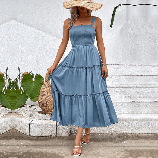 Goldie™ | Vintage Square Neck Dress