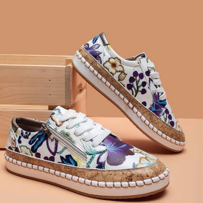 Lily Comfortable Floral Sneakers