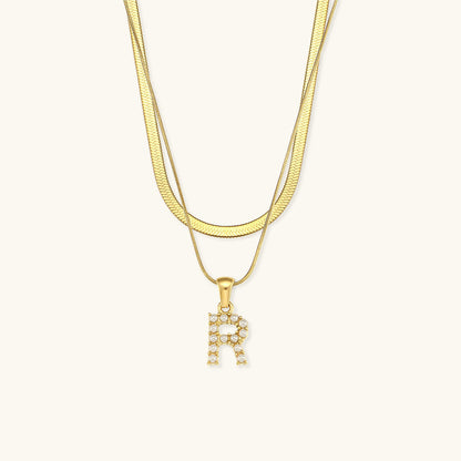 Double Letter Necklace