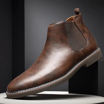 Jason™ | Timeless Leather Chelsea Boots