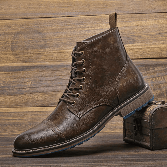 Brandon™ | Casual Vintage Luxe Leather Boots