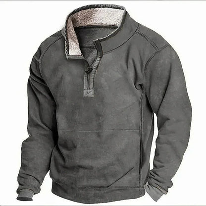 James™ | Fleece-Lined Autumn Shirt Zip-Up