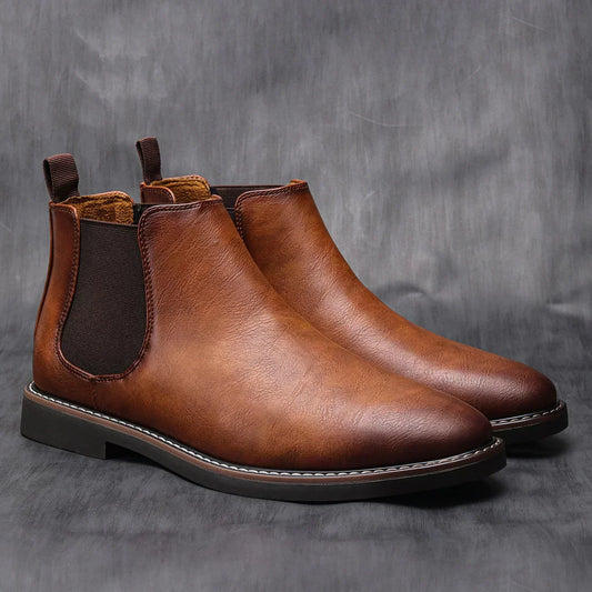 Finn™ | Premium Chelsea Luxe Leather Boots