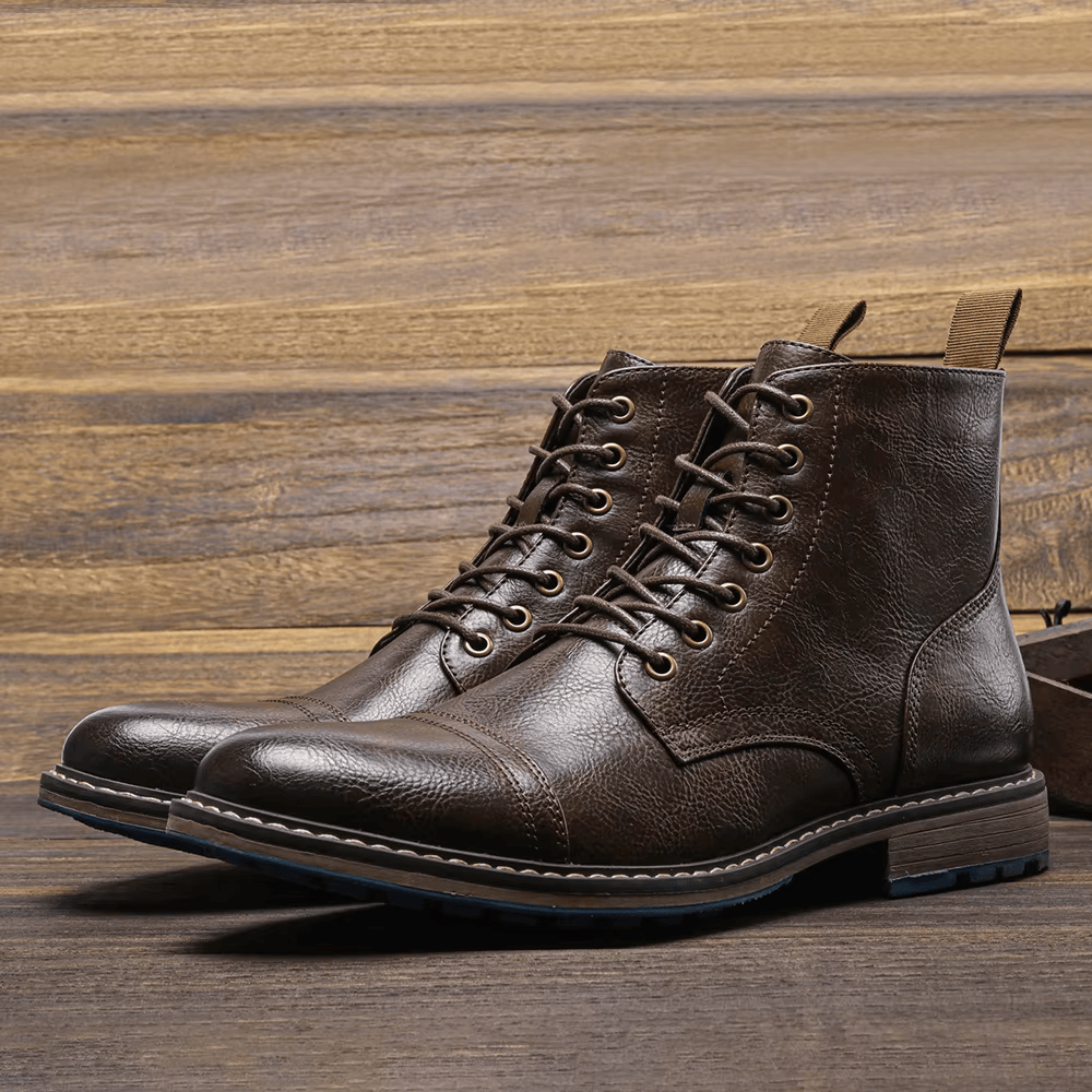Brandon™ | Casual Vintage Luxe Leather Boots