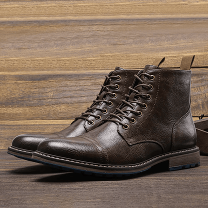 Brandon™ | Casual Vintage Luxe Leather Boots
