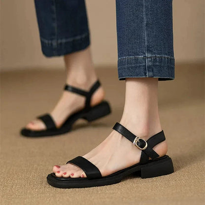 Nicole™ | Elegant Block Heel Sandals