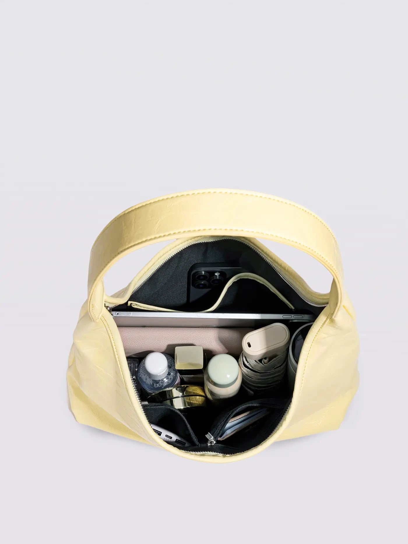 YAYA Distressed Leather Tote