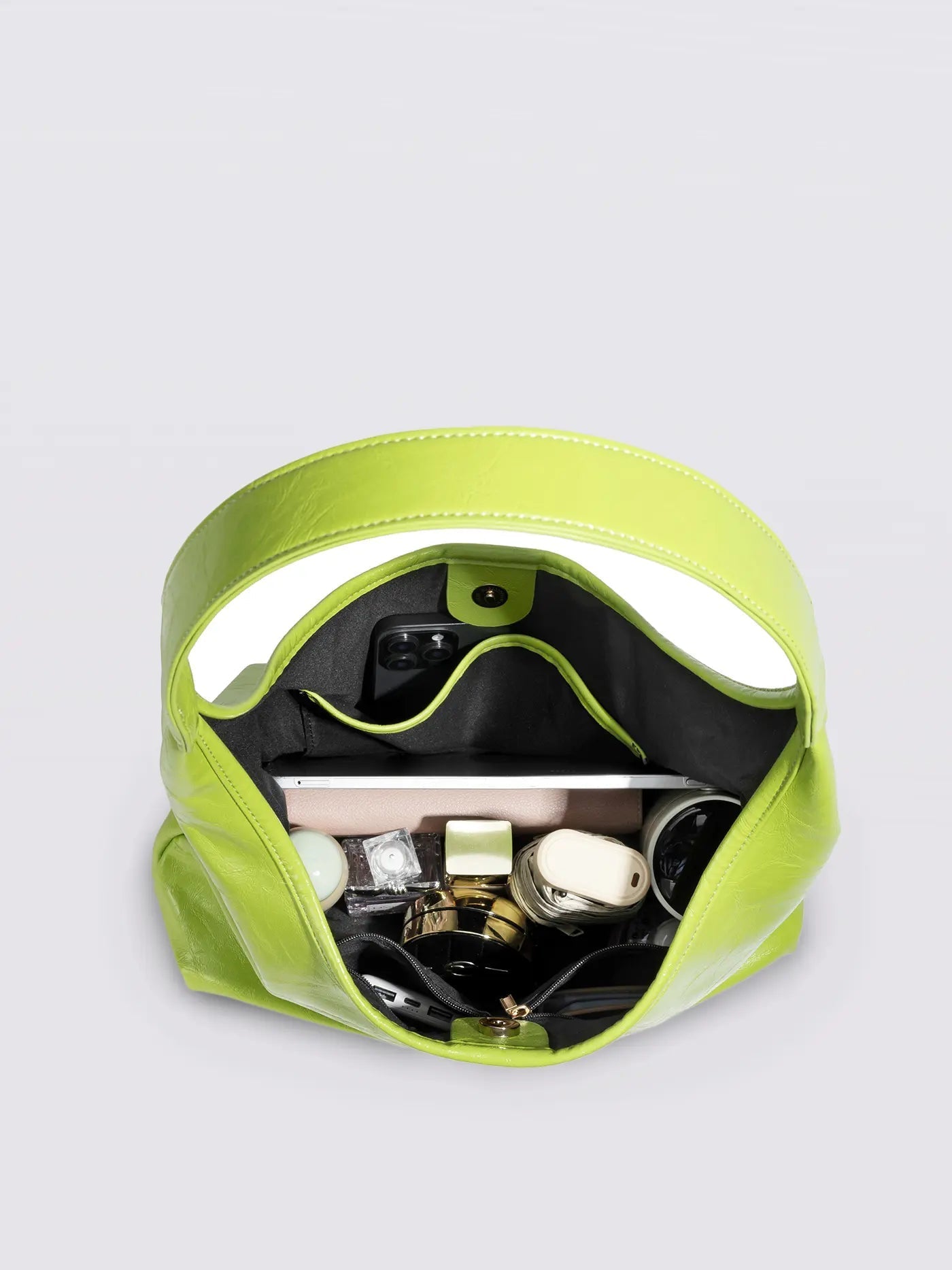 YAYA Distressed Leather Tote