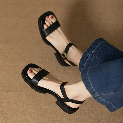 Nicole™ | Elegant Block Heel Sandals