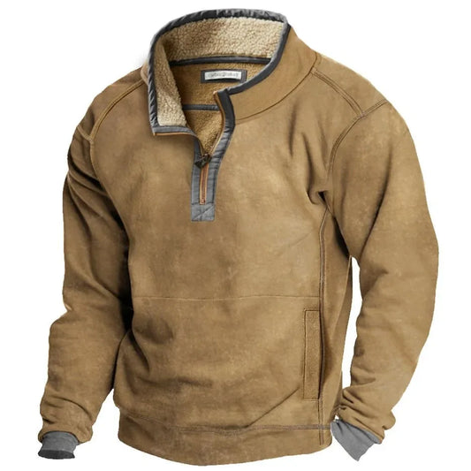 James™ | Fleece-Lined Autumn Shirt Zip-Up