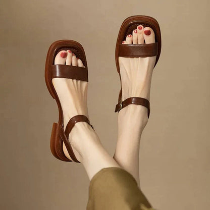 Nicole™ | Elegant Block Heel Sandals