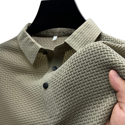 Gian™ | Refined Textured Polo Shirt