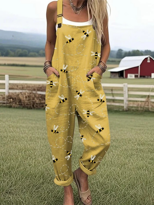 Geraldine™ | Playful Luxe Summer Dungarees
