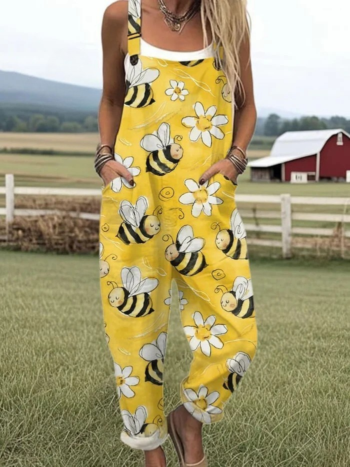 Geraldine™ | Playful Luxe Summer Dungarees