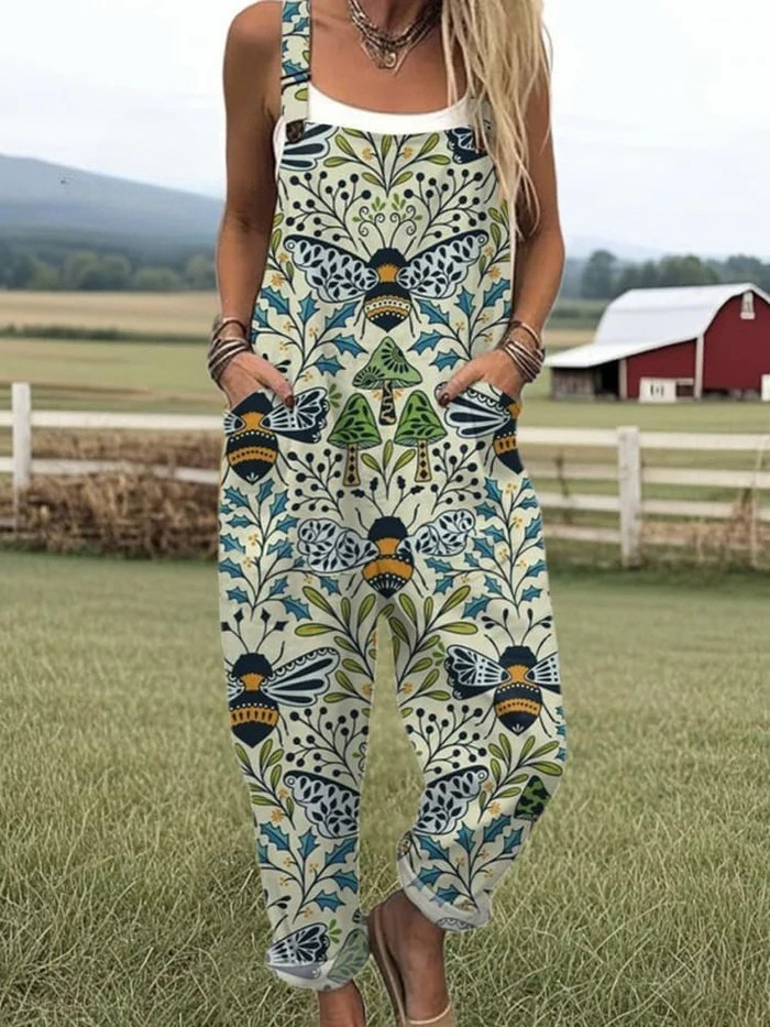 Geraldine™ | Playful Luxe Summer Dungarees