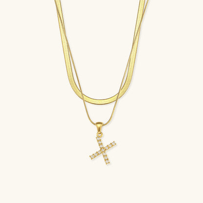 Double Letter Necklace