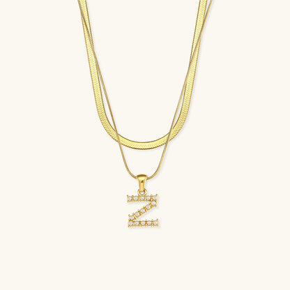 Double Letter Necklace
