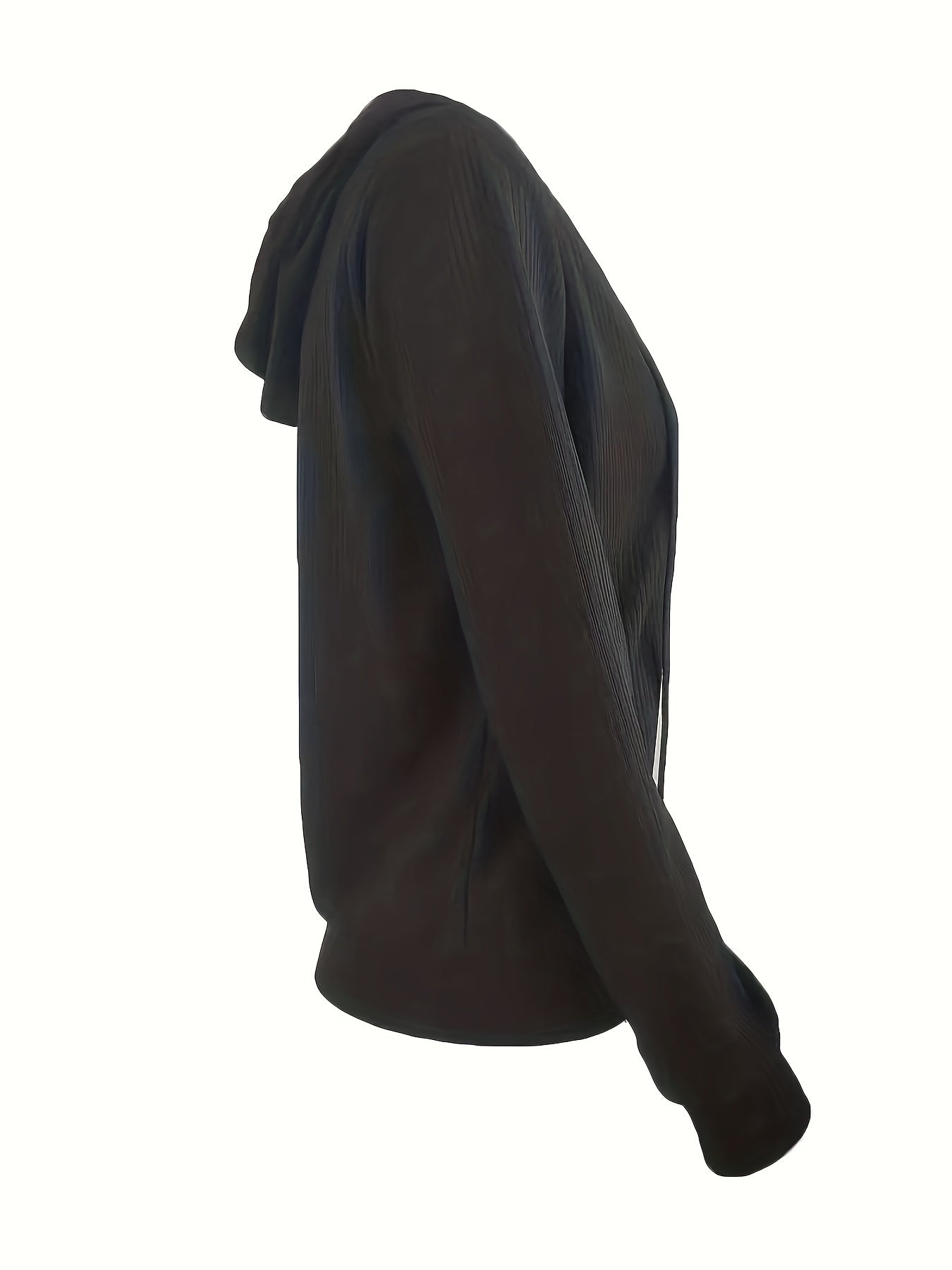 Moira - Long Sleeve Zip Up Drawstring Hoodies