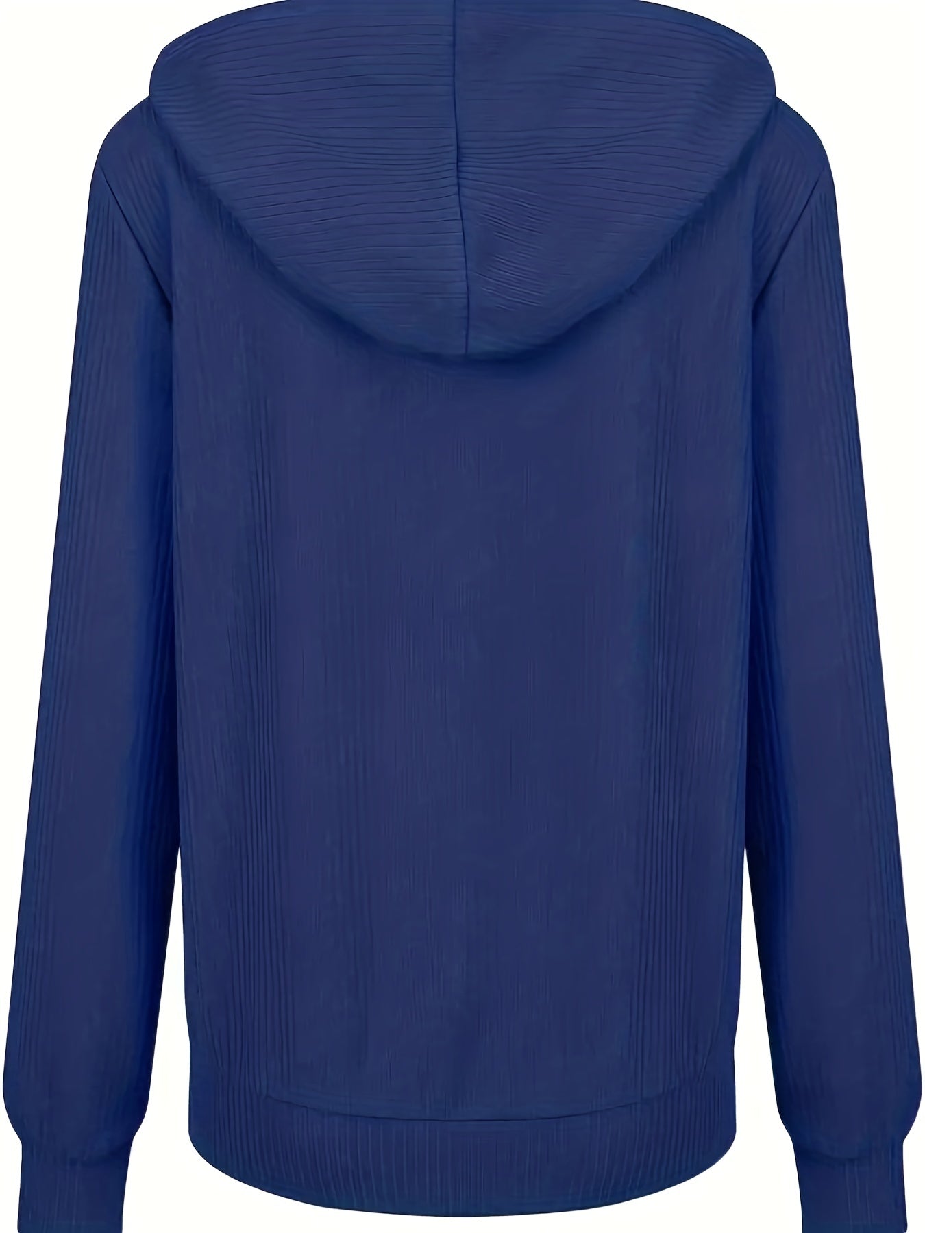 Moira - Long Sleeve Zip Up Drawstring Hoodies