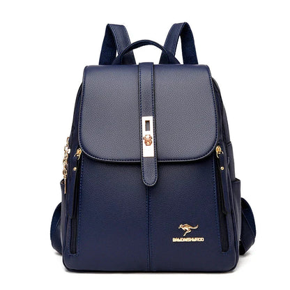 Ella™ | Minimalist Luxe Leather Backpack