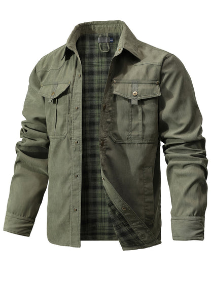 Caius – Casual Long Sleeve Cargo Jacket