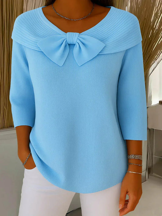 Clara – Jumper with bow detail