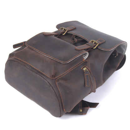 Leather Drawstring Backpack | FLAM