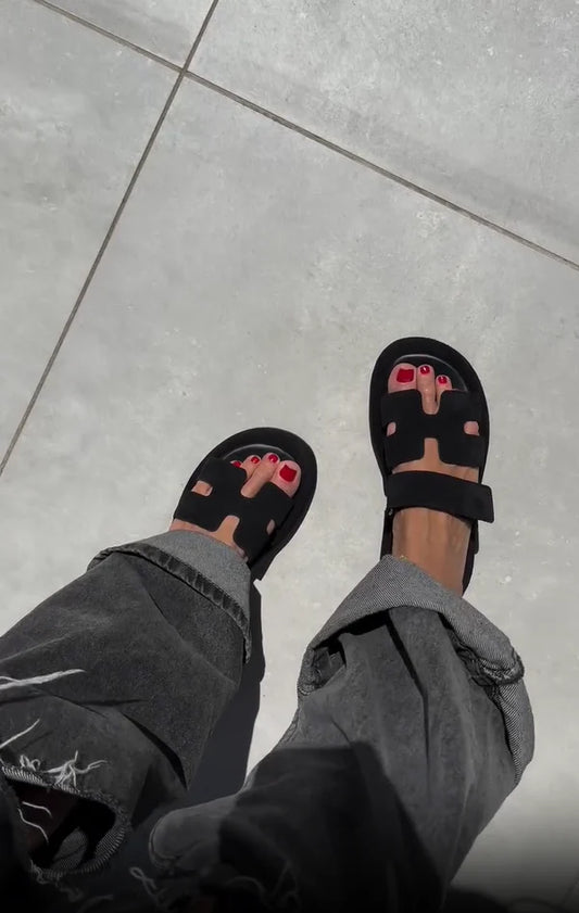 Wendy™ | Aesthetic Suede Sandals