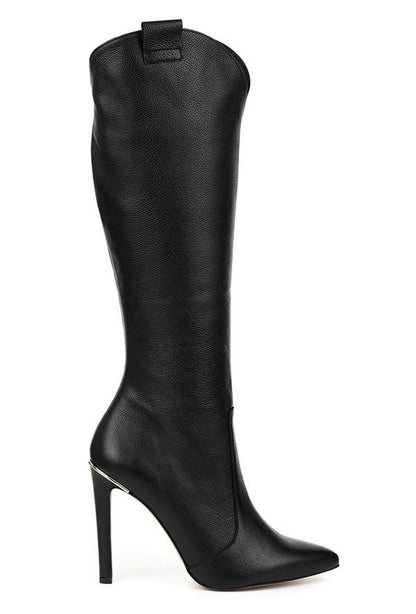 Elysse - High Heel And Side Zipper Boots