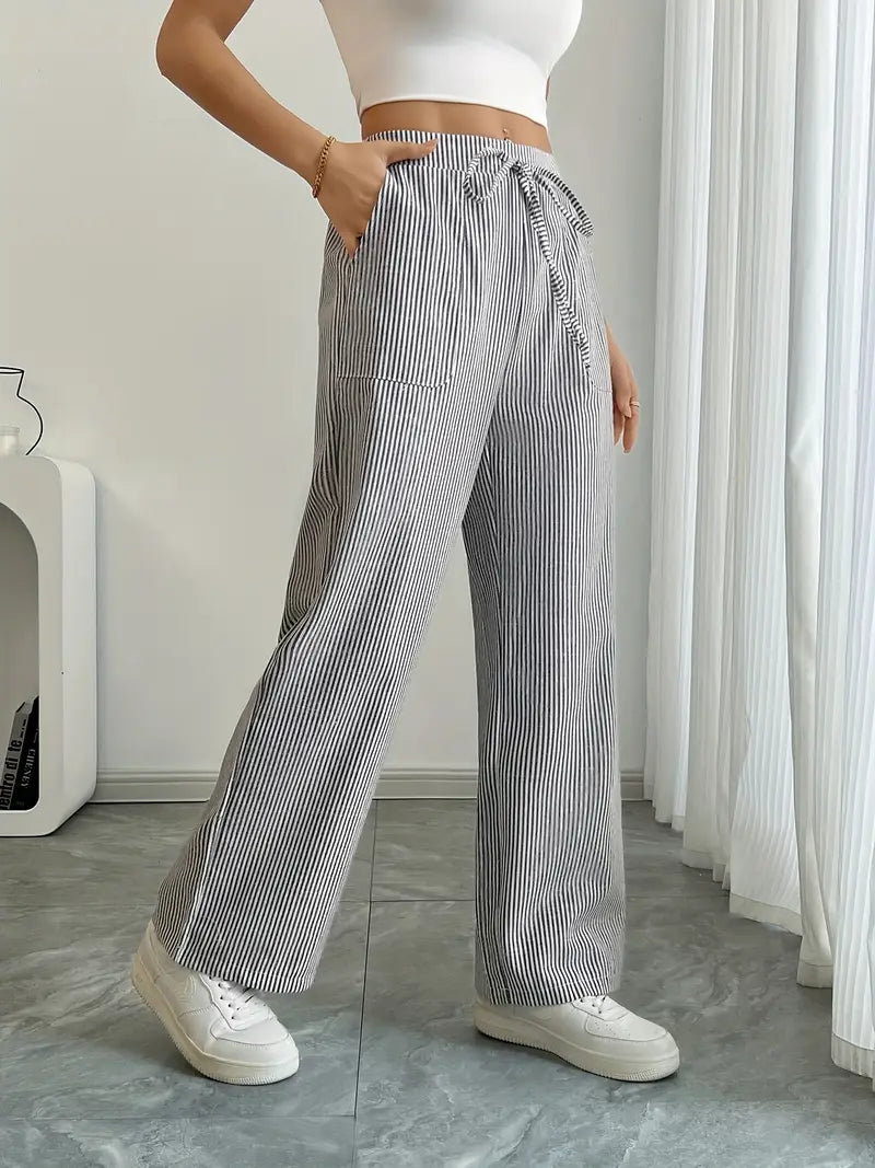 Denise™ | Elegant Corduroy High-Waist Pants