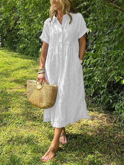 Sara™ | Relaxed Striped Dress