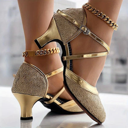 Taleia - Elegant Chunky Heel Sandal
