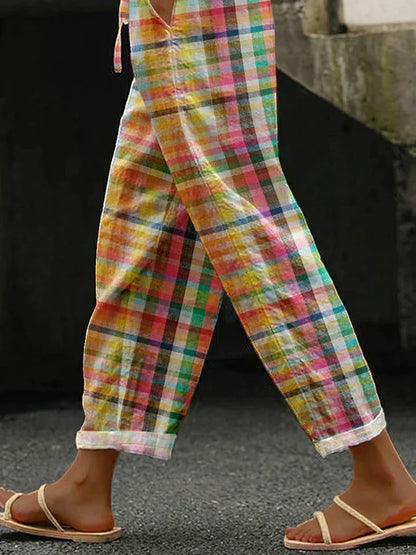 Zoe™ | Classic Comfortable Checkered Pants