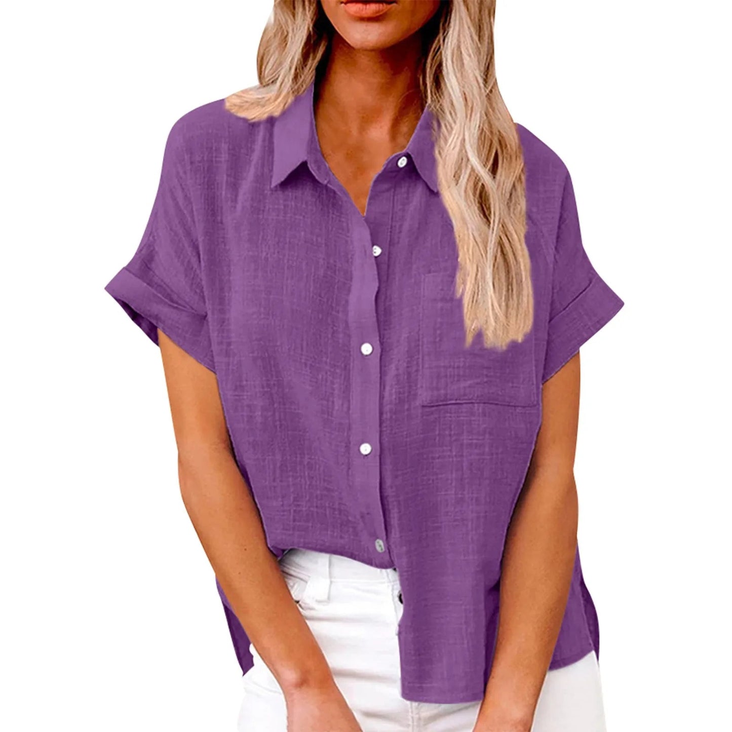 Jolina™ | Effortless Button-Up Blouse
