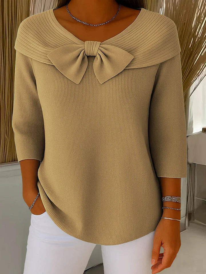 Clara – Jumper with bow detail