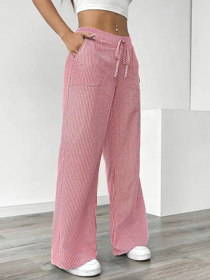 Denise™ | Elegant Corduroy High-Waist Pants