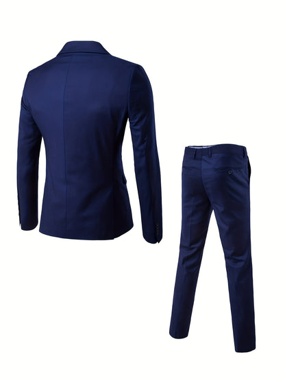 EliteGent™ 2-Piece Men's Suit Set