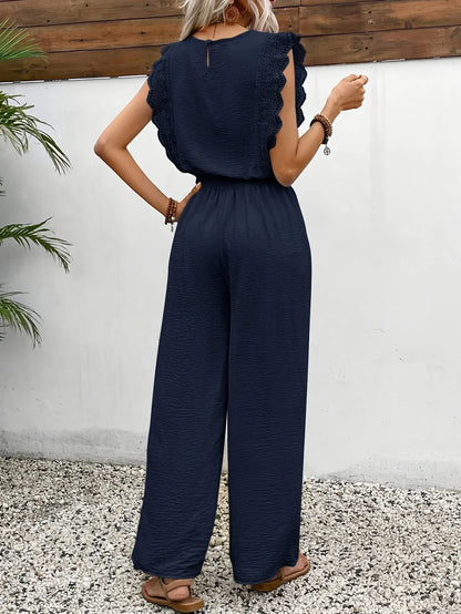 Evelyn™ | Chic Lace-Trimmed Lounge Set