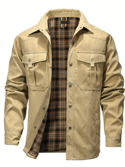 Caius – Casual Long Sleeve Cargo Jacket