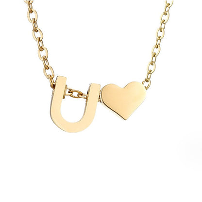 Love Letter Gold Necklace