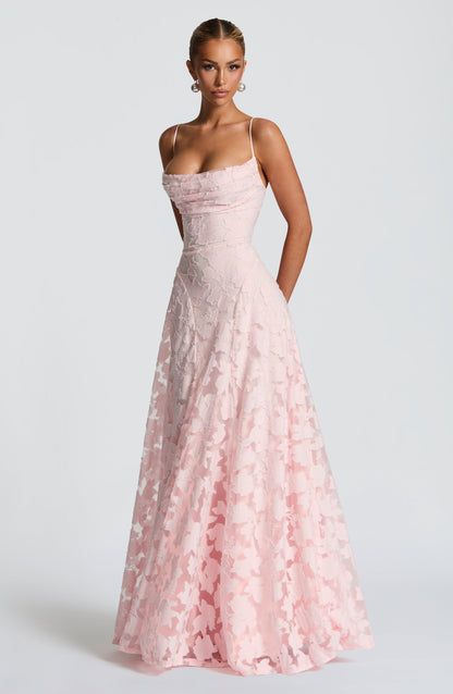 Valencia™ | Lace Corset Maxi Dress