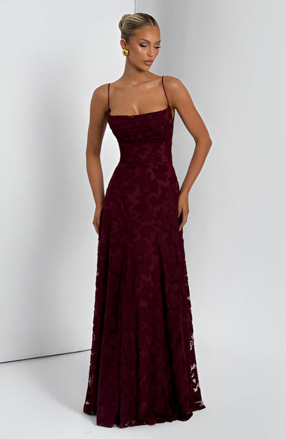 Valencia™ | Lace Corset Maxi Dress