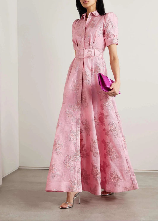 Annmarie - Short Puff Sleeves Dress