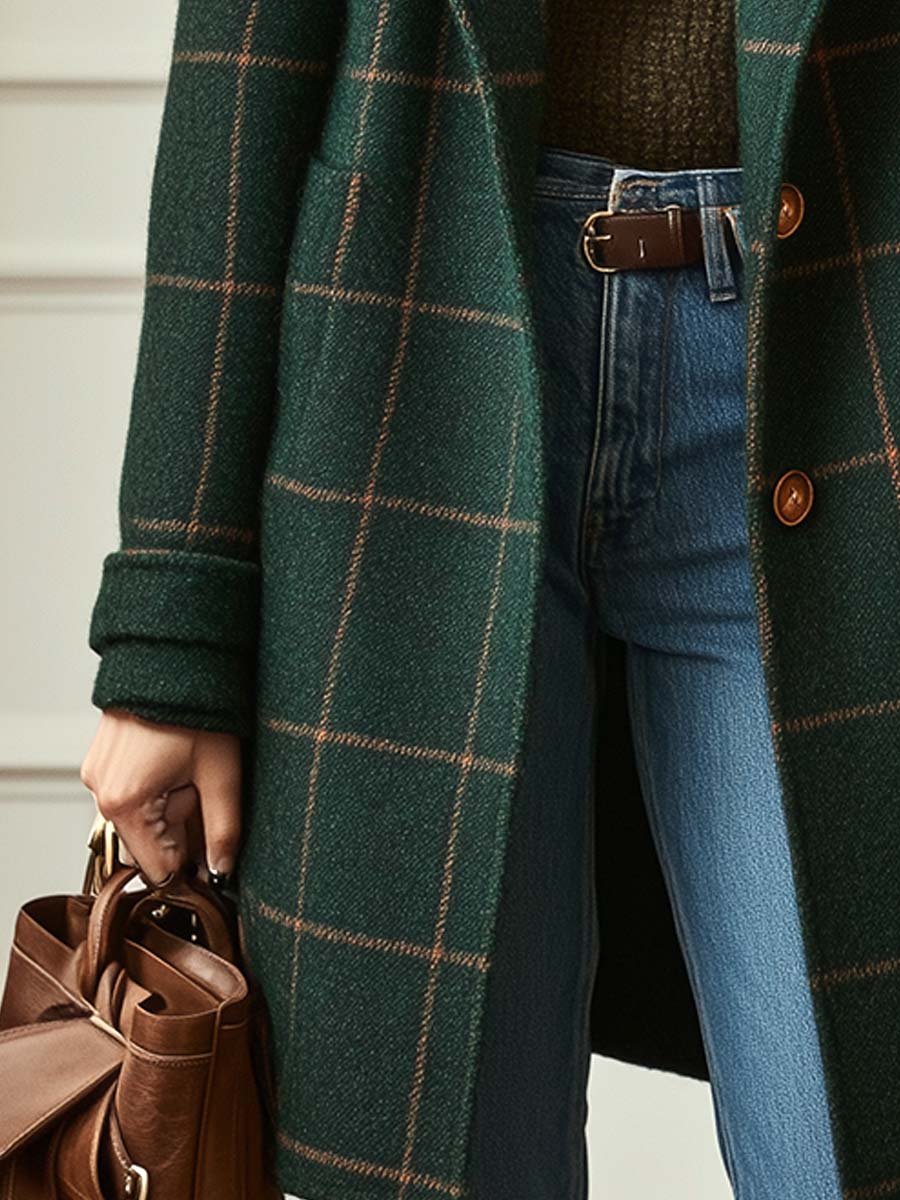 Cambridge Wool Check Coat